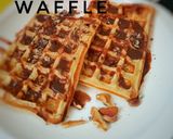 A picture of step 7 of Waffle with Ice cream.