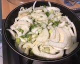 Une image de l'étape 7 de Fenouils et courgette aux saucisses allemandes et épices.