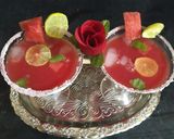 A picture of step 5 of Watermelon lemonade.