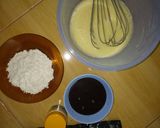 Foto langkah ke 2 dari resep Brownies oreo kukus anti gagal.