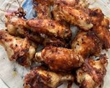 A picture of step 4 of Crispy Garlic Pepper Air Fried Chicken Wings.