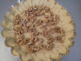 Tarta de dulce de leche y nueces