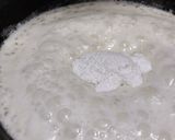 A picture of step 3 of Saboodana custard.