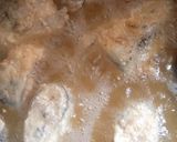 A picture of step 4 of Gangaria(crispy fried fish).