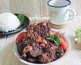 Foto langkah ke 5 dari resep Semur Daging Sapi, Paru dan Hati Sapi Khas Betawi.