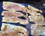 Une image de l'étape 4 de Bacon mariné tomate et épices grillé à la plancha.