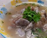 Hình bước làm 2 của món Cơm rang rau dền đỏ và các món dùng kèm