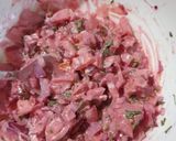 A picture of step 3 of Mayonnaise salsa vegetables dip.