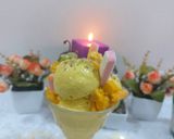 A picture of step 6 of Mango ice cream.