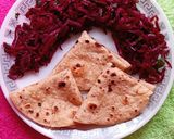 A picture of step 4 of 5 minutes Stir-Fry Beetroot Sambharo. Quick And Nutritional.