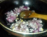 A picture of step 5 of Kala chana pulao with makhmali paneer.