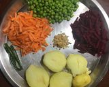 A picture of step 1 of Vegetable Cutlets.