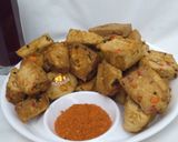 A picture of step 20 of Veggies favorite awarah.