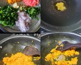 A picture of step 2 of Fresh Green Turmeric Gujarati Sabzi - લીલી હળદર નું શાક.