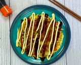 รูปขั้นตอนการทำที่ 8 ของ พิซซ่าญี่ปุ่น (Okonomiyaki) 🥓