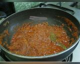 A picture of step 6 of Matar Mushroom Masala.