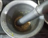 A picture of step 1 of Ratalu Puri (Purple Yam Puri).