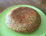 Foto del paso 5 de la receta: Tortilla de zapallito, zanahoria y corn flakes
