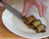 A picture of step 7 of Aubergine and ratatouille rolls.