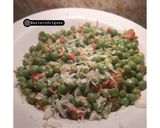 Foto del paso 4 de la receta Guisantes salteados con un sofrito de jamón serrano y ajo