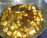 A picture of step 6 of Paneer Potato Curry paneer cooking day diaries.