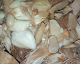 A picture of step 1 of Kathal (jackfruit) kabab.