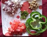 এগ ক্যাপ্সিকাম পুর(egg capsicum pur recipe in bengali) রেসিপি ধাপ - 1 ছবি