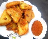 A picture of step 7 of Crispy yam and egg.