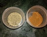 A picture of step 2 of Masala papad.