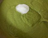 A picture of step 2 of Palak Dhokla / Spinach Dhokla.