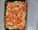 Frytki z marchewki i ziemniaków krok przepisu 2 zdjęcie