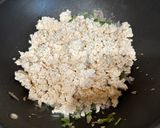 A picture of step 2 of Veggie Tofu Lumpia.
