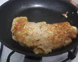 Foto del paso 3 de la receta Omelette de jamón York y queso