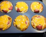 A picture of step 8 of Hot Dog 🌭 Muffin Cups.