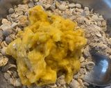 A picture of step 5 of Muesli cookies.