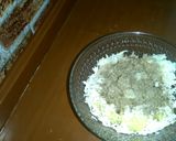 A picture of step 2 of Bird's nest kabab (ghonsla kabab).