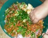 A picture of step 4 of Alu kabab.