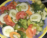 Foto del paso 4 de la receta: Jugo de chía y naranja🍹/ Ensalada 🥗