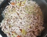 Foto del paso 3 de la receta Pastel de carne con calabacín y masa quebrada