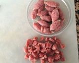 Foto del paso 4 de la receta: Nidos de pasta diferentes: con fuet, verduras y soja 