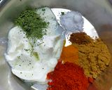 A picture of step 2 of Masala Bhindi.