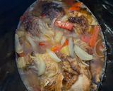 A picture of step 4 of Crock pot pineapple chicken thighs.