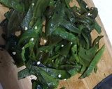 A picture of step 2 of Rajas with Cream and Corn, Served with Chicken Breast and Rice.