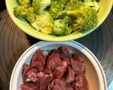 Foto langkah ke 1 dari resep Bistik Daging Brokoli.