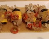 Foto langkah ke 5 dari resep 09. Jamur Enoki gulung Nori.