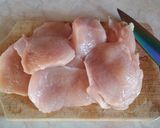 Tésztabundában sült rakott csirkemell #medvehagyma recept fázis 3 fotója