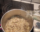 Foto del paso 3 de la receta: Risotto de setas y queso azul
