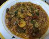 Foto del paso 5 de la receta: Arròs a la catalana, caldós amb carn i marisc