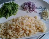 A picture of step 2 of Ground Pork with Vegestables.