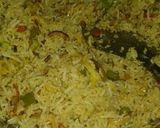 A picture of step 6 of Veg fry biryani.